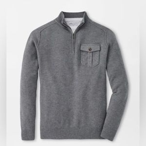 Peter Millar Dover Pocketed Quarter-Zip Sweater Men’s Size Small NWT